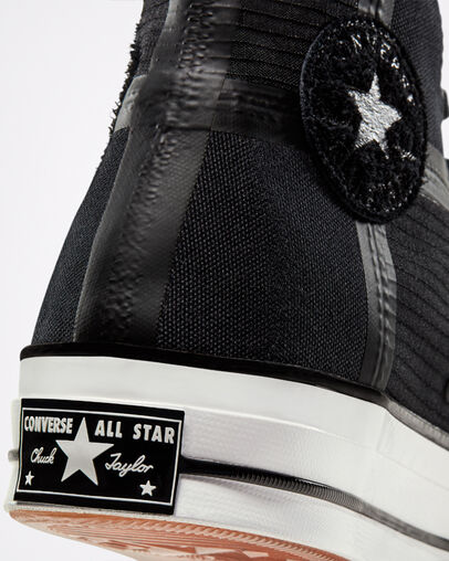 Converse x ROKIT Chuck 70 Black/White/Black, Detail Angle View