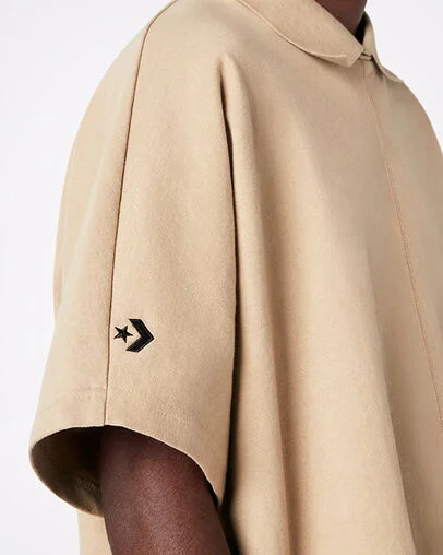 Polo Converse Shapes Kaki nomade, Detail View