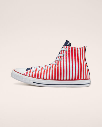 Stars & Stripes Chuck Taylor All Star Wei&szlig;/Midnight Navy/University Red, Inner Side View