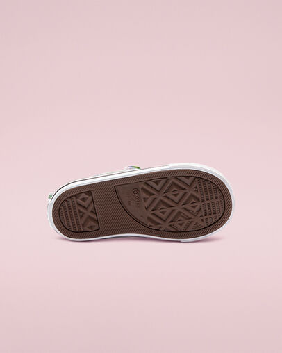 Chuck Taylor All Star Easy-On 8-Bit Dino White/Green/University Red, Outsole View