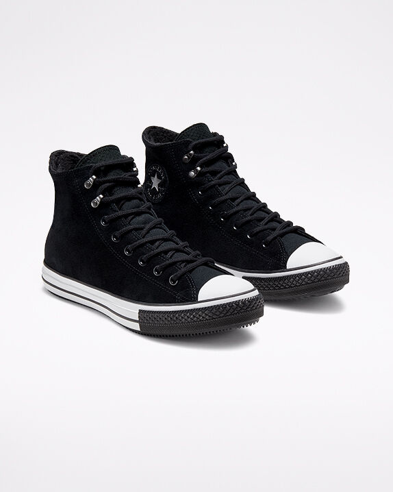 black converse waterproof