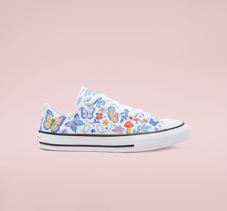 Butterfly Chuck Taylor All Star Blanc/Noir/Blanc