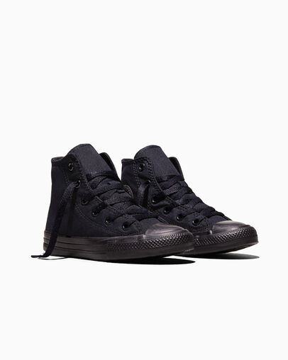 Chuck Taylor All Star Black Monochrome, Top and Side View