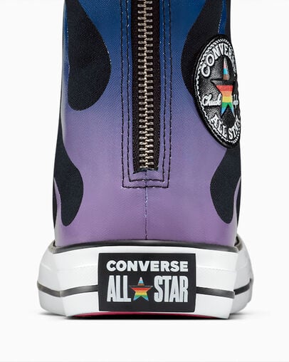 Chuck Taylor All Star XXHi Pride Noir/Fuchsia chaos/Confiture violette, On Foot Shot 2