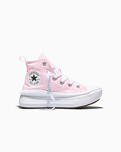 Chuck Taylor All Star Move Platform New Found Bloom/White/Black, Outer Side View