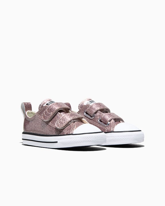 Chuck Taylor All Star Easy-On Glitter Apricot Red/White/Black