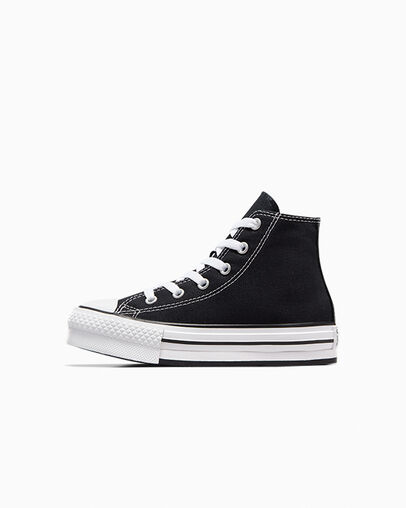 Chuck Taylor All Star EVA Lift Platform Canvas Black/White/Black, Inner Side View