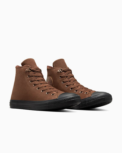 Chuck Taylor All Star Suede Siesta de oso/Siesta de oso, Top and Side View