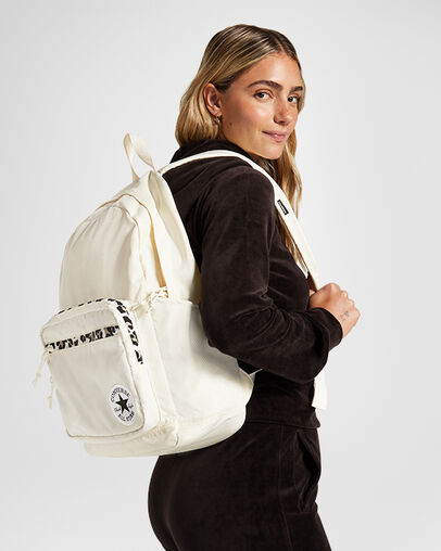 Go 2 Leopard Backpack Converse Egret