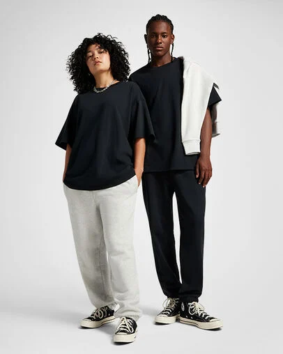 Converse Gold Standard T-Shirt Converse Black, Back View