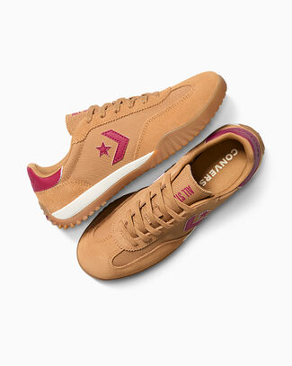 Converse Run Star Trainer Suede Zapatillas Corte Bajo en Incensed/sporty Berry, Talla EU 35 - A17669C