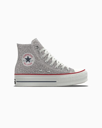 Custom Chuck Taylor All Star Lift Platform Glitter By You