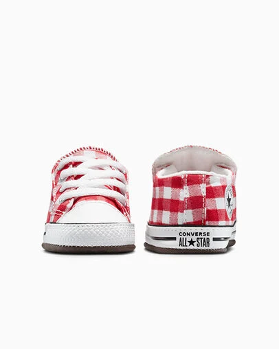 Chuck Taylor All Star Cribster Checkered Red/Vintage White/Black, Heel View