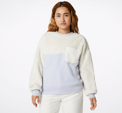 sherpa crewneck