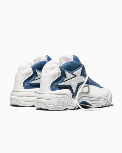 CONS Blue Federal Blue/Vintage White, Heel View