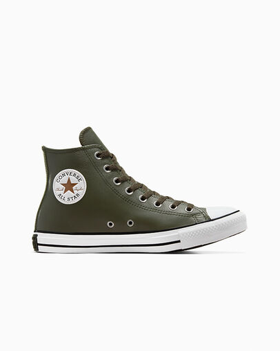 Chuck Taylor All Star Verde cueva/Whisky oscuro/Blanco, Outer Side View