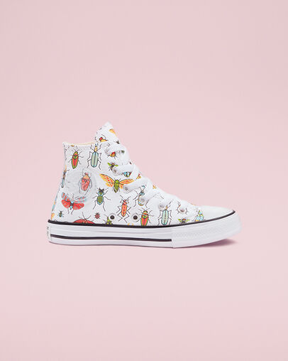Chuck Taylor All Star A Bug's World White/Natural Ivory/Black, Outer Side View