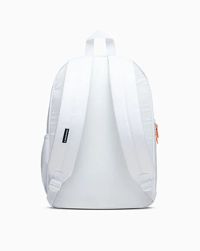 Chuck Patch Backpack White, Back View