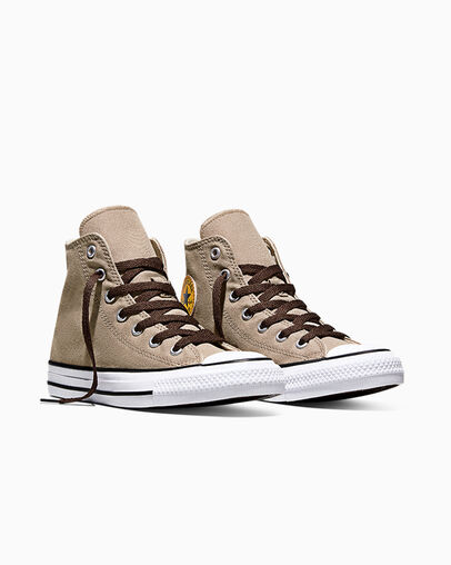 Chuck Taylor All Star Color Pop Vintage Cargo/Sunny Outlook, Top and Side View