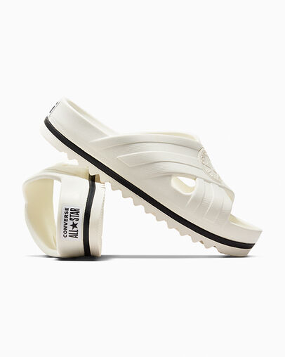 Chuck Taylor All Star Sandal CX Egret/Black/Egret, Detail Angle View