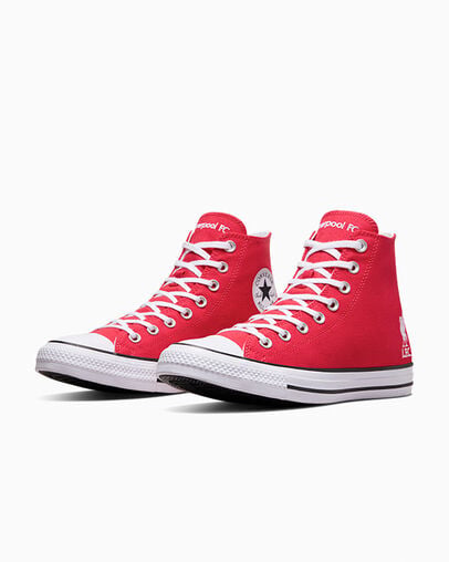 Converse x LFC Chuck Taylor All Star Tomato/White/Black, Top and Side View