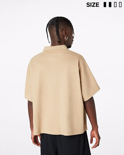 Polo Converse Shapes Kaki nomade, Back View