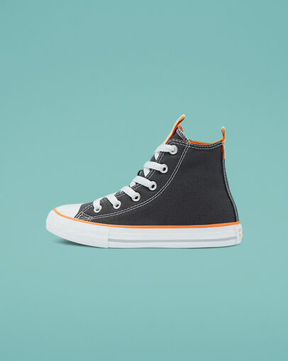 Converse Color Chuck Taylor All Star Viento de tormenta/Naranja magma/Blanco, Inner Side View