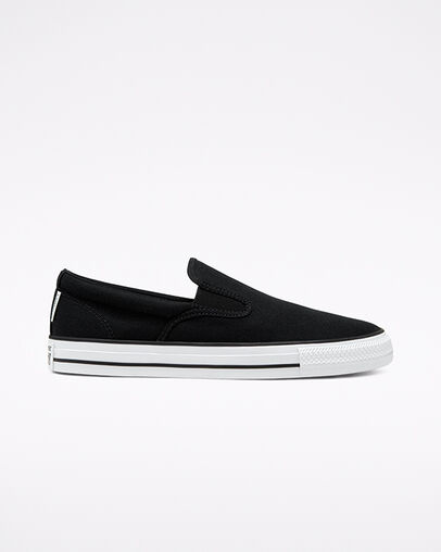 Chuck Taylor All Star Slip unisexe Noir/Blanc/Noir, Outer Side View