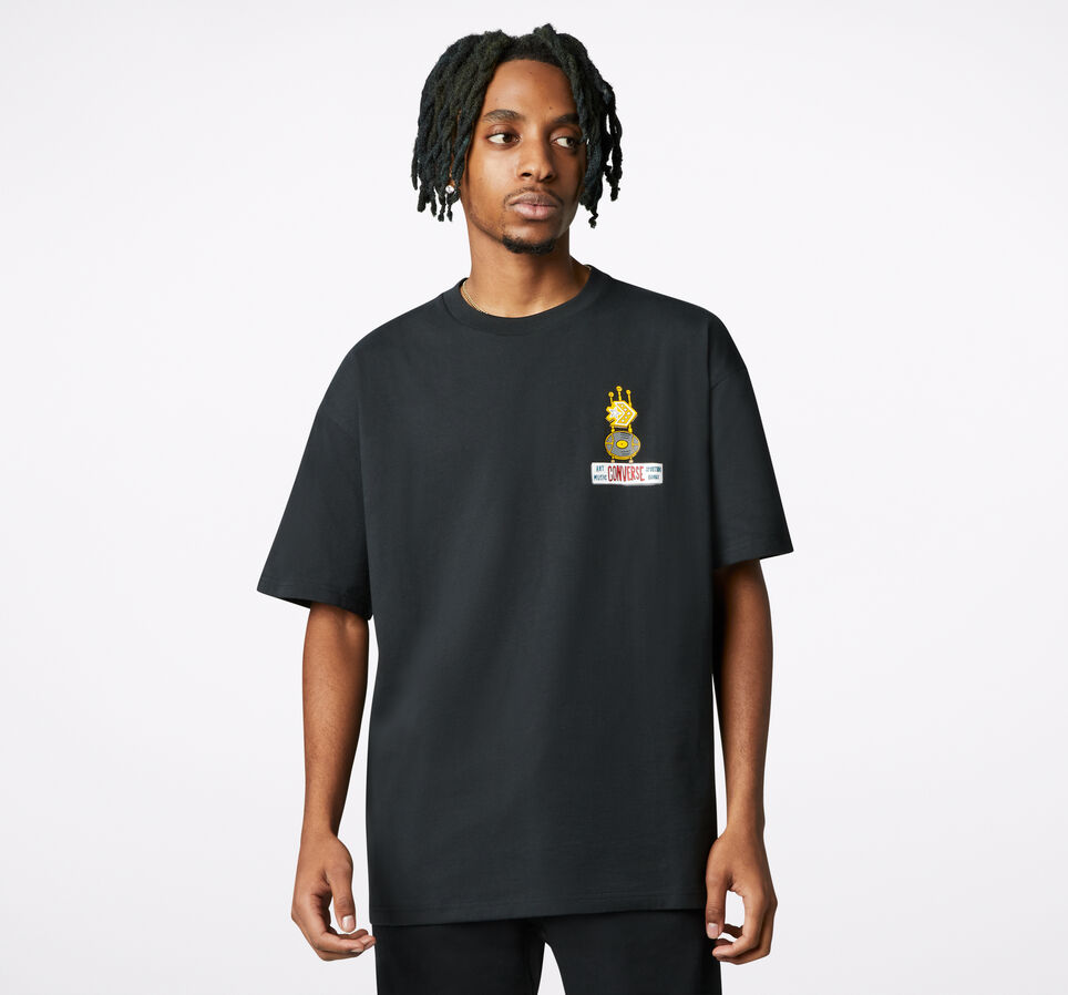 Converse Sneaker Store Graphic T-Shirt Black