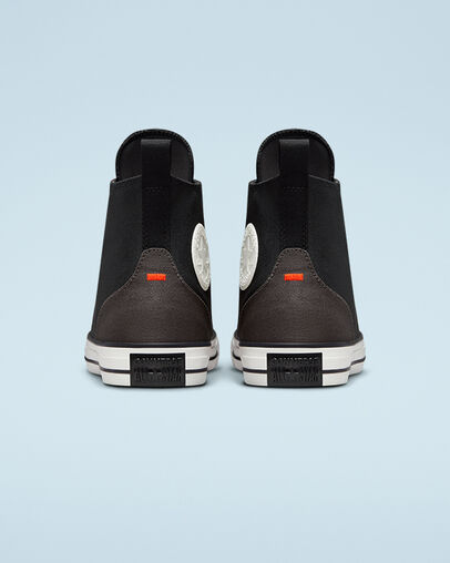 Future Utility Chuck Taylor All Star Black/Storm Wind/Bold Mandarin, Heel View