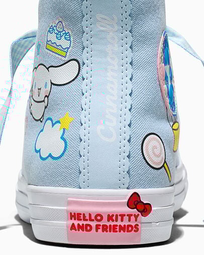 Converse x Hello Kitty And Friends Chuck Taylor All Star Cinnamoroll Baby Blue/White/Pink, Detail Angle View