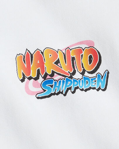 Converse x NARUTO SHIPPUDEN Sakuse T-Shirt White, Full Body View