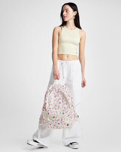 Go 2 Wildflowers Backpack Converse Egret Floral Aop