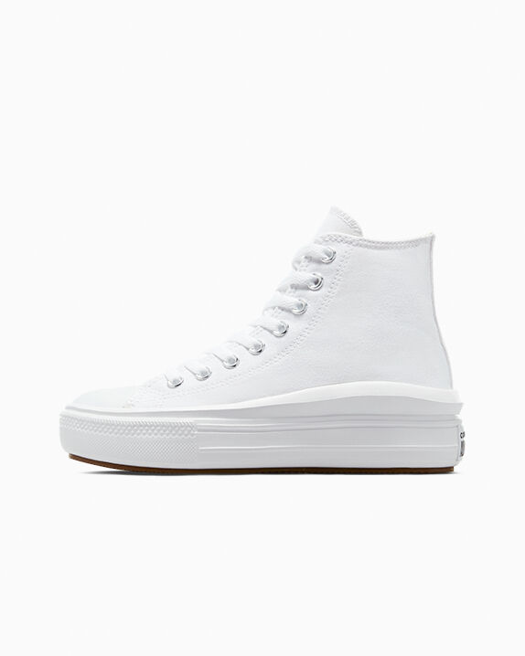 converse shoes white platform