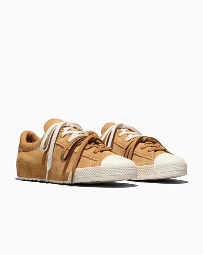 Chuck Taylor Lo Honey Stick Brown/Egret/Egret, Top and Side View