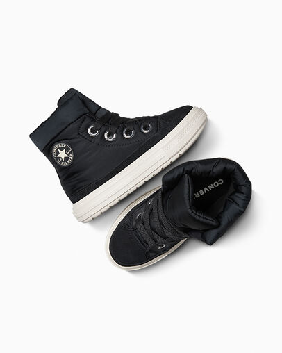 Chuck Taylor All Star Elements Boots Black/Egret/Black, Angled View