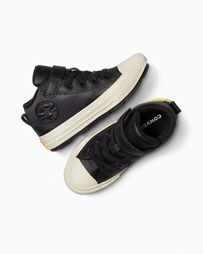 Chuck Taylor All Star Malden Street Boot Easy-On Dark Matter/Total Eclipse, Angled View