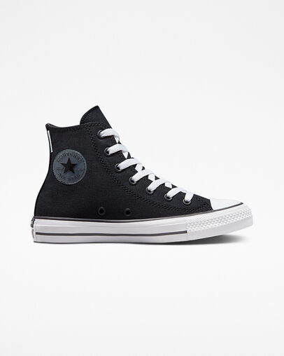 Chuck Taylor All Star Translucent Patch Black/White/Black, Outer Side View
