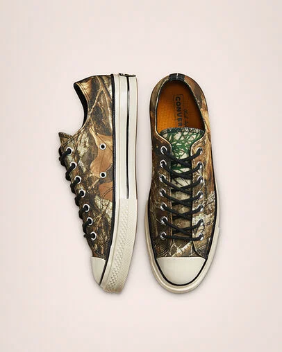 Unisex REALTREE EDGE&reg; Chuck 70 Black/Multi/Egret, Top and Side View