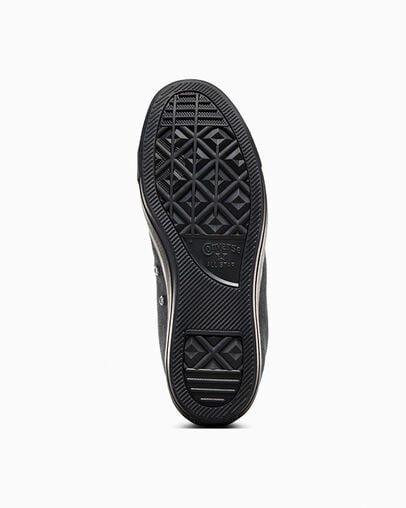 Chuck Taylor All Star Suede & Faux Fur Negro/Negro/Negro, Outsole View