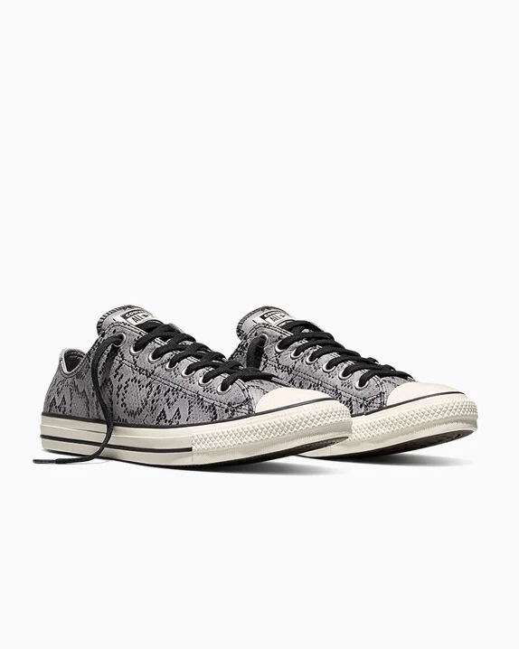 Chuck Taylor All Star Snake Print Leather Classic Grey/Egret/Black