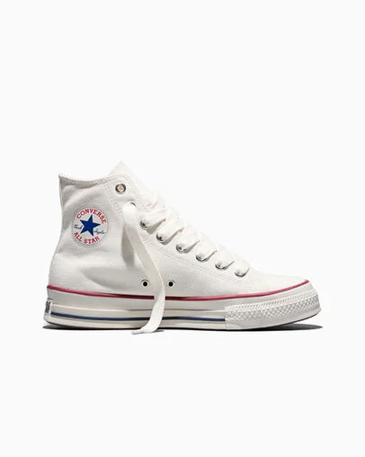 Chuck Taylor Throwback Vintage White/Blue/Red, Outer Side View