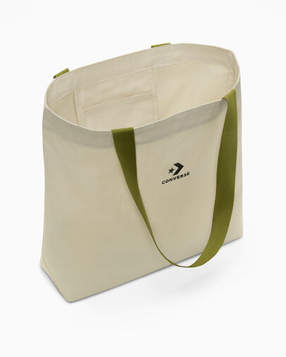 Star Chevron Canvas Tote Bag Tela non tinta/Foresta magica