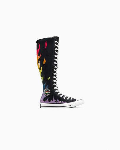 Chuck Taylor All Star XXHi Pride Noir/Fuchsia chaos/Confiture violette, Outer Side View