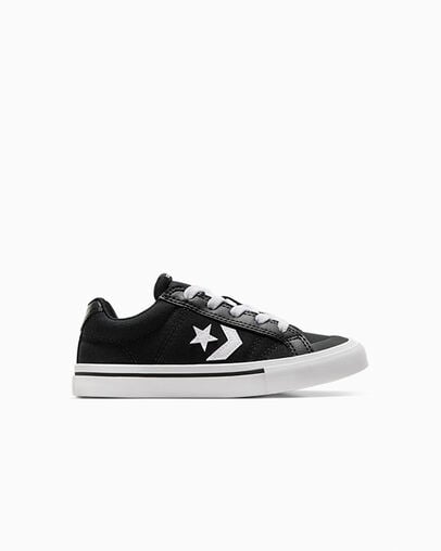 Converse Sport Casual Black/White/Black, Outer Side View