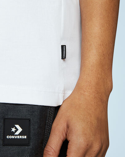 High Top Graphic T-Shirt White, Detail View