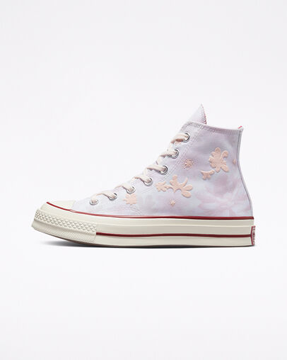 Chuck 70 Embroidered Desert Floral Egret/Barely Rose/Cedar, Inner Side View