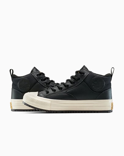 Chuck Taylor All Star Malden Street Water Repellant Boot Total Eclipse/Black, Detail Angle View