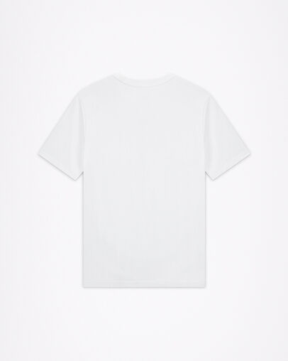 Star Chevron Crew Neck T-Shirt White, Back View