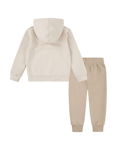 Chuck Taylor Patch Hoodie and Jogger Set Beige granola, Back View